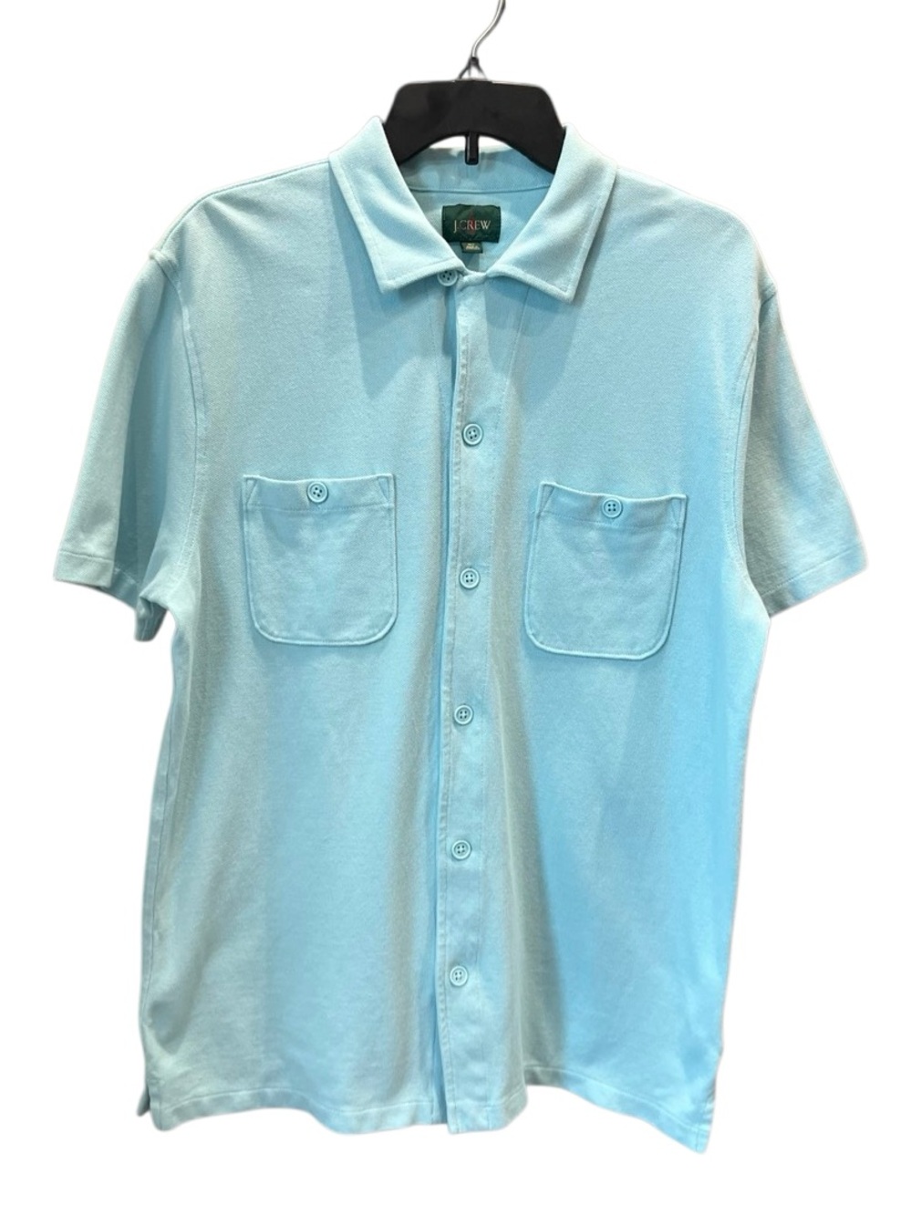 J.Crew Oarsman Polo Shirt Light Blue Size Medium Tall - Picture 16 of 16